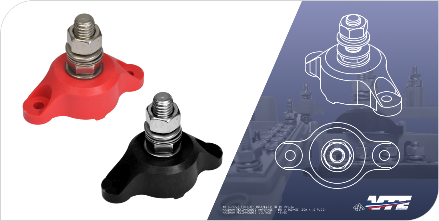 Power Distribution Post – 1 Point Heavy Duty – VTE Australia